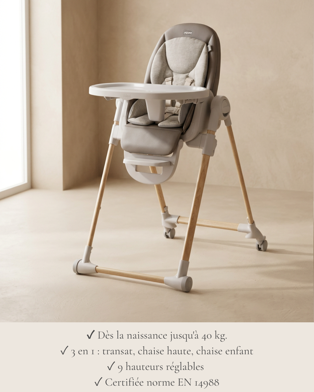 Chaise haute Chicco