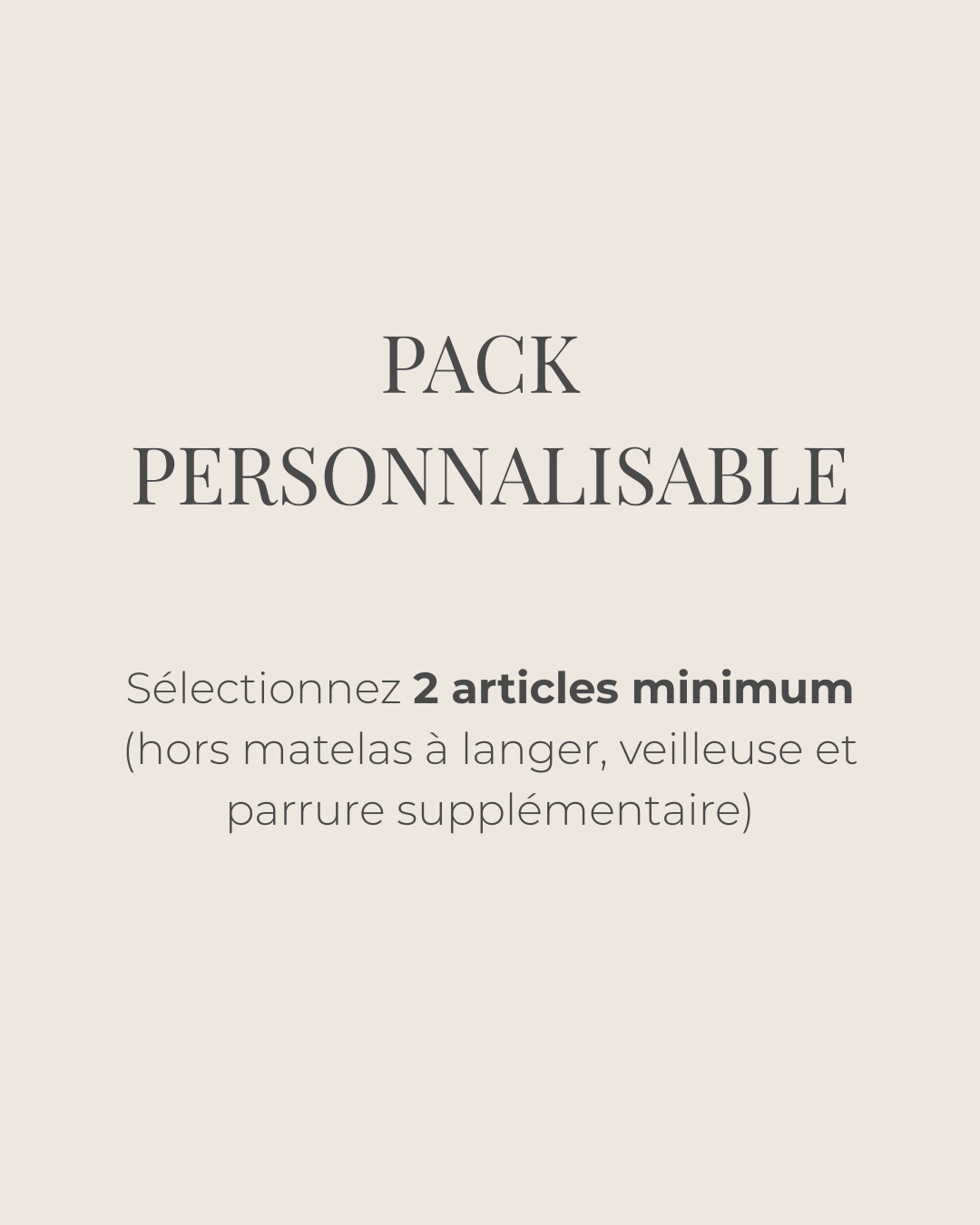 Votre Pack Nomad