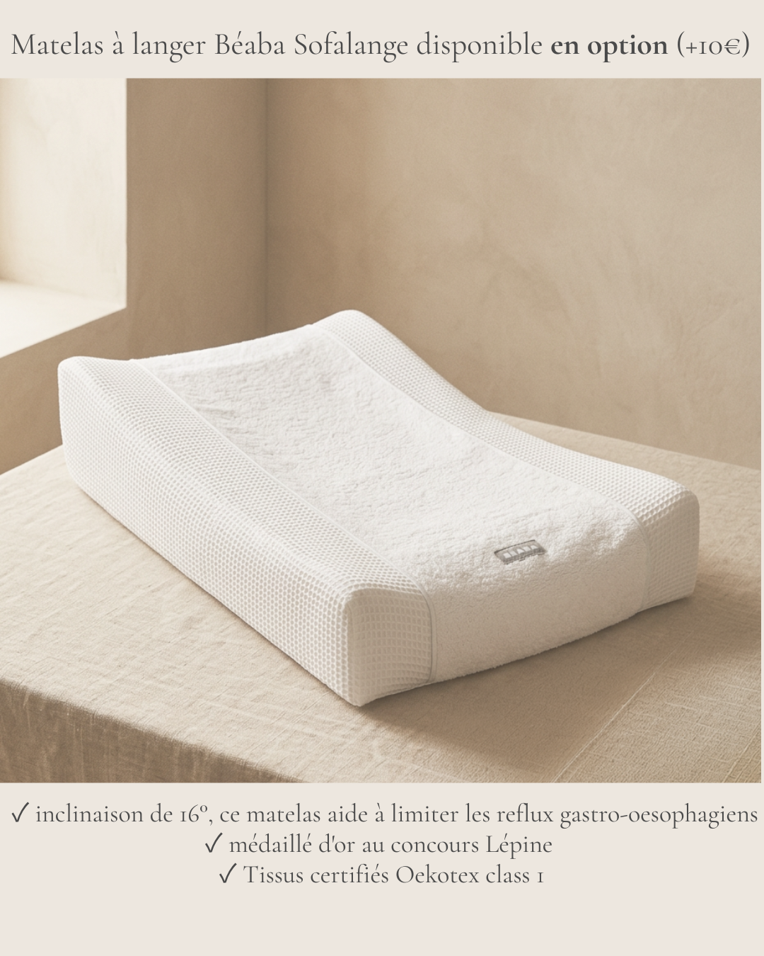 Pack Essentiel Bébé Nomad - Lit bébé et chaise haute installés dans un Airbnb à Bordeaux et Royan