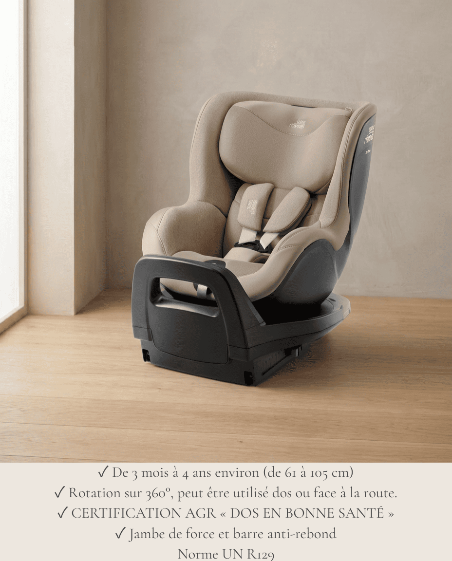 Siège auto Britax Römer Dualfix Pro M disponible à la location chez Bébé Nomad à Bordeaux